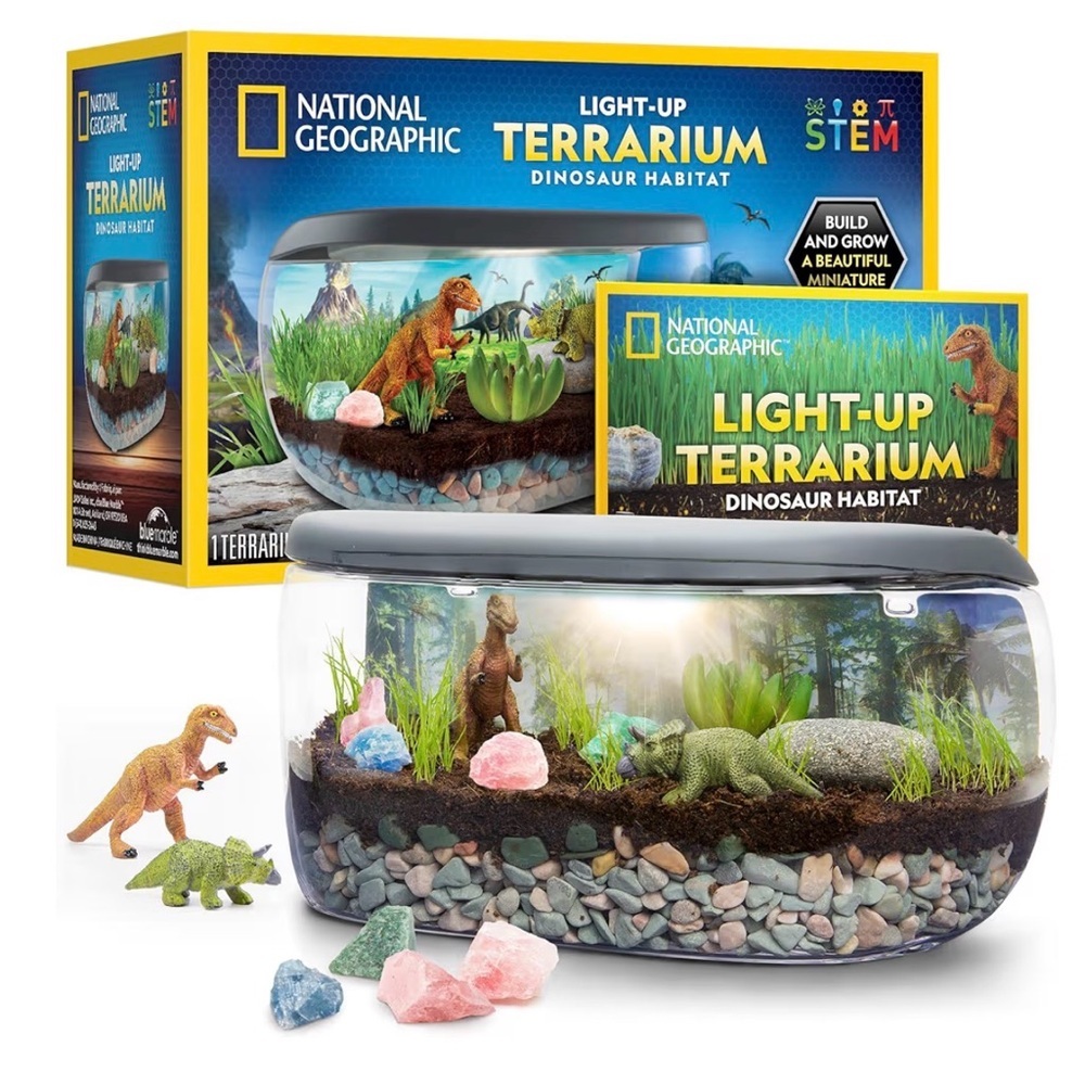 National Geographic Dinosaur Terrarium Kit.